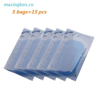 maxin 15pcs nalgas muscular hidrogel pegatina estimulador muscular entrenamiento gel hoja almohadillas