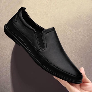 Zapatos de cuero, zapatos de los hombres, transpirable casual zapatos de cuero, de los hombres de suela suave de los guisantes de negocios zapatos, o