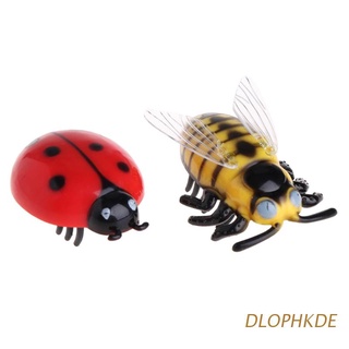 dlophkde gato juguetes teaser interactivo mascota escarabajo cicada auto eléctrico caminar insectos mini