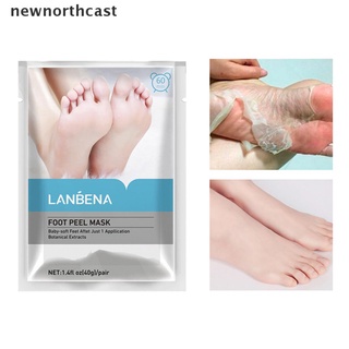 [newnorthcast] mascarilla exfoliante para pies, pedicura, exfoliante, pies, eliminar tacones de piel muerta (4)