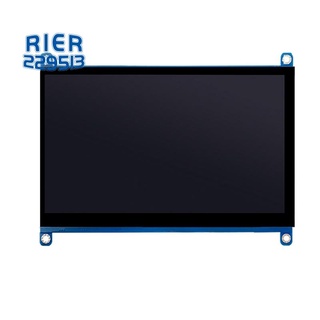 monitor de pantalla lcd usb compatible con hdmi de 7 pulgadas 1024x600 hd pantalla de prensa capacitiva monitor portátil para raspberry pi (1)