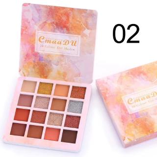Cmaadu16 matte color eyeshadow palette long lasting waterproof eyeshadow natural makeup eyeshadow makeup palette (5)