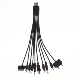 OM 10 en 1 Cable de carga de la línea de datos Muti Cable cargador adaptador (3)
