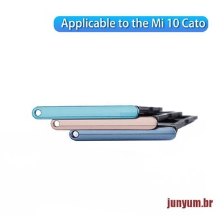 Junyum - soporte para bandeja SIM para Xiaomi Mi10 Mi 10, tarjeta SIM, ranura para reparación de zócalos