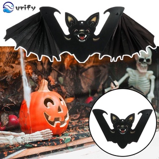 urify vivid halloween decoración festival bat colgante de papel murciélago decoración de fiesta plegable hogar colgante adorno