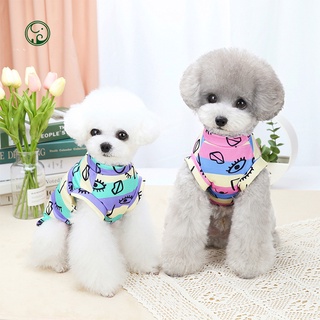 camiseta para mascotas pequeña de larga duración poliéster perro camisetas mascota elástica ropa para perro