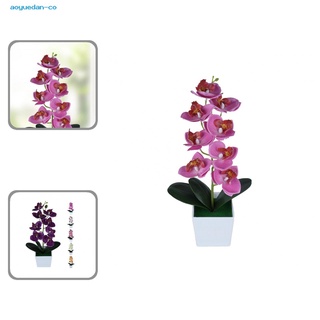 aoyuedan PVC Flor Artificial Decorativa Amplia Aplicación Mariposa Orquídea Pantalla De Color Brillante Para Boda