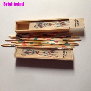[Brightwind] Palos de madera de recogida de madera Retro tradicional juego Pickup palo de juguete caja de madera (4)