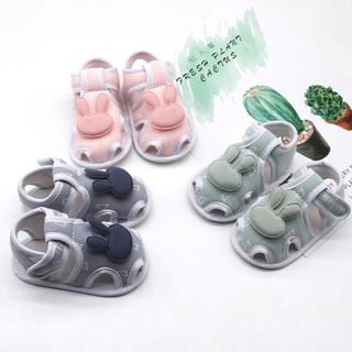 Clickon1_bebé recién nacido niñas niño Prewalker impresión conejo de dibujos animados zapatos individuales