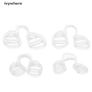 ivywhere 4pcs/caja anti ronquidos nasales dilatadores solución anti ronquidos nariz clip congestion co (1)