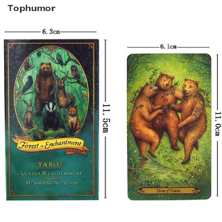 [tophumor] oracle forest of enchantment tarot oracle card board deck juegos palying cards.