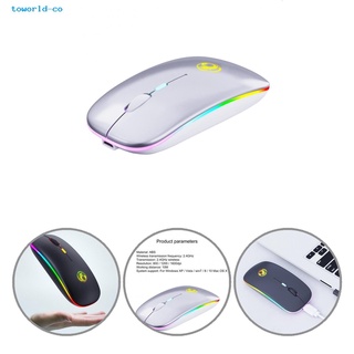 toworld Wireless Cordless Mouse Bluetooth Wireless Mice Bluetooth Dual Mode for PC Computer Laptop