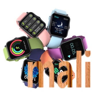 malife 2021 Nuevo Reloj Inteligente Hombres Pantalla Táctil Completa Deporte Fitness IP68 Impermeable Bluetooth Para Android ios smartwatch + Caja