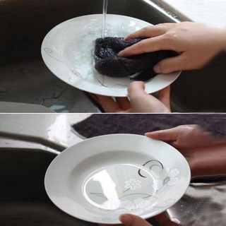 JUNE paño para lavavajillas Tejido de bambú de alta eficacia para la cocina Trapos de limpieza sin lino (6)