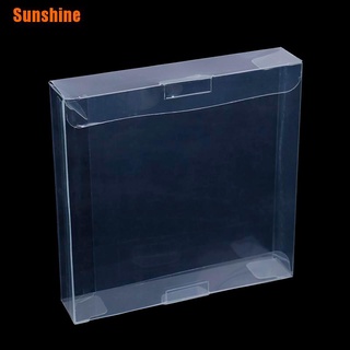 Sunshine) 10Pcs para GB GBA GBC caja de plástico transparente protectores de la manga de videojuego en caja