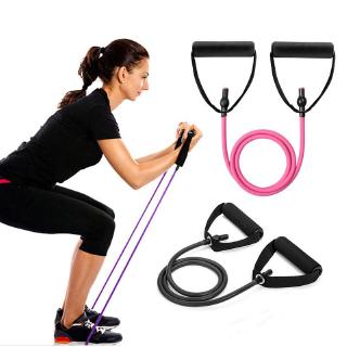 120cm Yoga tirar cuerda elástica bandas de resistencia Fitness entrenamiento ejercicio tubos de entrenamiento práctico de goma expansor de tracción