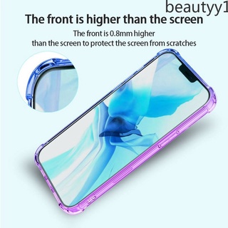 [en stock] a prueba de golpes parachoques color arco iris color caramelo teléfono caso para iphone 13 2021 transparente suave cubierta trasera nueva