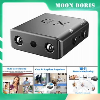[lua Doris] Mini cámara infrarroja De cámara Hd 1080p/grabadora De video Dv Motion Sensor Nanny Cam vigilancia Para el hogar al aire libre con tarjeta