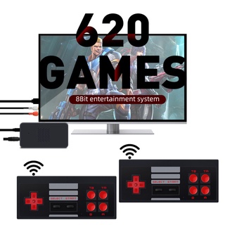 Hot Promotion Consola De Videojuegos Dual De 8 Bits Con Controladores Inalámbricos Incorporados 620 Juegos Clásicos Compatibles Con Salida AV COD (1)