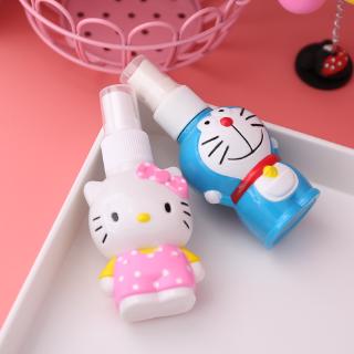 [Listo Stock] Hello Kitty Portátil De Viaje De Plástico Spray Botella De Prensa Perfume Cosmética Vacía