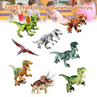 amb Dinosaurios De Jurassic Park World Mini Figura De Película Bloques De Construcción Conjuntos Minifiguras De Ladrillo Regalo Para Niños