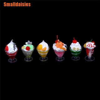 (pequeños Margaritas) 1:6 casa de muñecas soldado miniatura Bjd Props Siwan fruta helado jalea