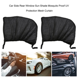 goeswell - cortina de malla para ventana trasera lateral del coche, resistente a mosquitos, protección uv