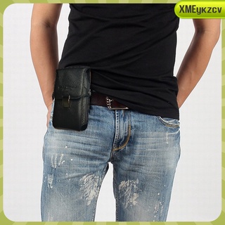 New 5.5/6 Inch Cell Phone Case Men Belt Waist Pack Purse Zipper Bag
