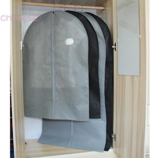 Alta calidad 60*95cm 2 colores negro/gris transpirable no tóxico viaje cremallera bolsa traje ropa abrigo Protector cubierta de polvo (3)