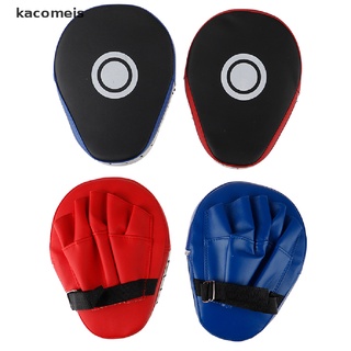 [kmsa] 2 guantes de boxeo almohadillas para taekwondo thai boxer entrenamiento pu espuma boxeador target pad cxv