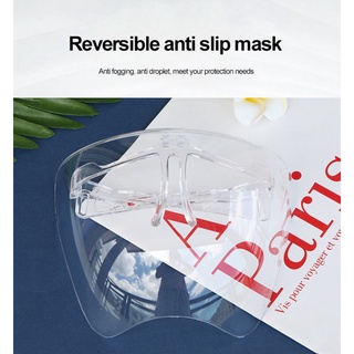 Reversible Anti-fog Non-dizzy Full Face Shield With Box