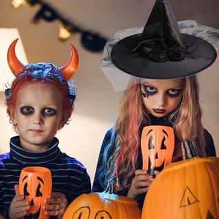 Gorro De Halloween Para niños adultos Para baile con Rosa/gasa/gorro De Halloween/accesorios Cosplay (3)