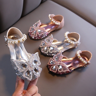 Nueva versión de las niñas zapatos niñas princesa zapatos Casual solo zapatos de rendimiento