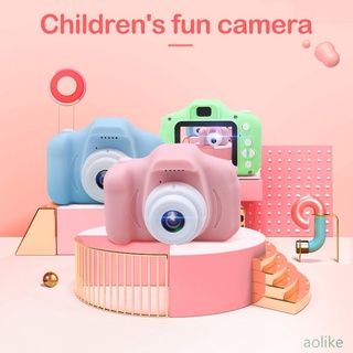 aolike 2.0 pulgadas pantalla a color niños mini lindo cámara digital 1080p hd niños juguetes grabadora de vídeo videocámara aolike
