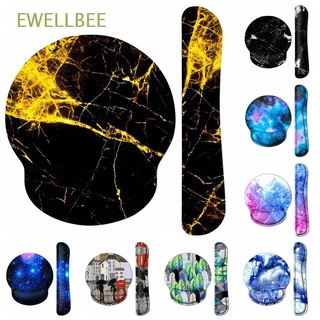 EWELLBEE Smooth Keyboard Pad Ergonomic Wrist Rest Mouse Mat Hand Support Mice Pad Home Office Non Slip Memory Foam