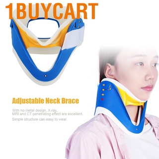 1Buycart ajustable cuello soporte Cervical tracción fijación cuidado de la columna vertebral corrección protección alivio del dolor
