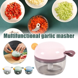 Manual de ajo procesador Mini picador de alimentos mezclador trituradora de cocina picadora de alimentos picadora (1)