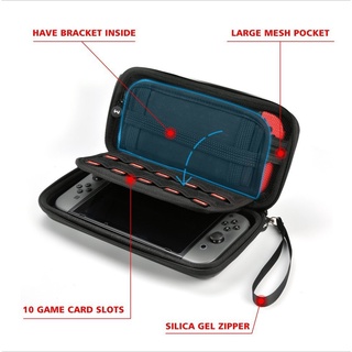 Nintendo Switch capa de aislamiento Portátil consolabag Pu negro 28x13 X 5 cm (5)