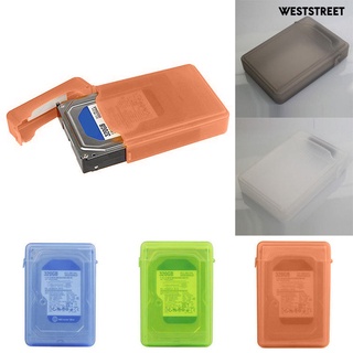 Weststreet caja de protección a prueba de polvo confiable peso ligero disco duro caso de almacenamiento (3)
