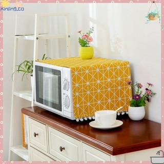 microondas a prueba de polvo cubierta horno microondas campana decoración del hogar toalla de microondas