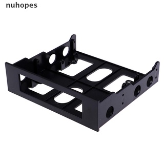 nuhopes negro 3.5" a 5.25" drive bay ordenador pc caso adaptador soporte de montaje co