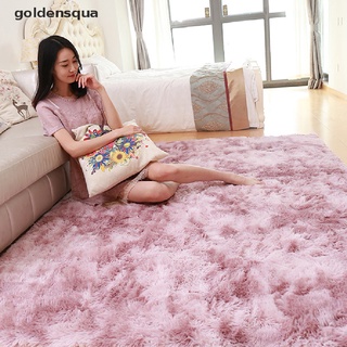 [goldensqua] alfombra shaggy tie-dye impreso de felpa piso esponjoso alfombra de área alfombra sala de estar alfombrillas [goldensqua]