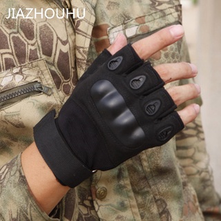 ejército armadura protección shell táctico guantes de medio dedo guantes deportivos fitness senderismo equitación ciclismo militar mujeres hombres guantes (4)