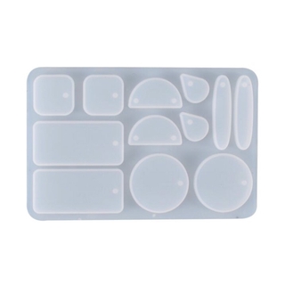 YOUYO Crystal Epoxy Crafts - pendientes de resina para moldes, colgantes, moldes de silicona (4)