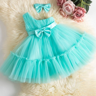 Vestido De Princesa De verano Rosa De flores Para niñas/Vestido De cumpleaños/Vestido De fiesta Para bebés recién nacidos (2)