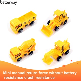 Betterway No batería construcción camión juguete Mini tamaño camión construcción modelo resistente al desgaste para adolescentes (1)