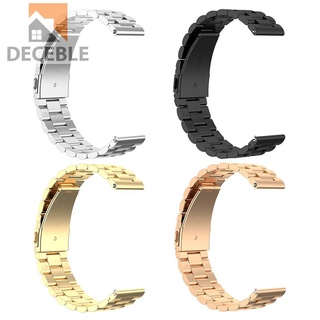 Deceble Metal 20 Mm Correa De Muñeca Reloj Para Samsung Galaxy Watch Active 2 40/44