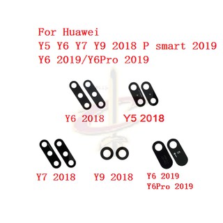 [yg]lentes Traseros de cámara trasera para Huawei Y5 Y6 Y7 Y9 Y6Pro Psmart 2018 2019