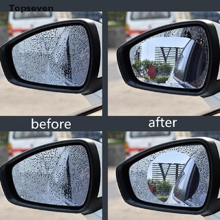 Topseven 2pcs Waterproof Car Rearview Mirror Rainproof Anti-Fog Rain-Proof Film Sticker .