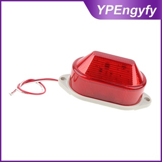 rojo led de emergencia advertencia estroboscópica lámpara intermitente faro duradero, ac220v